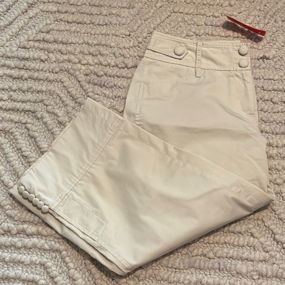 LOFT Off-White Trousers